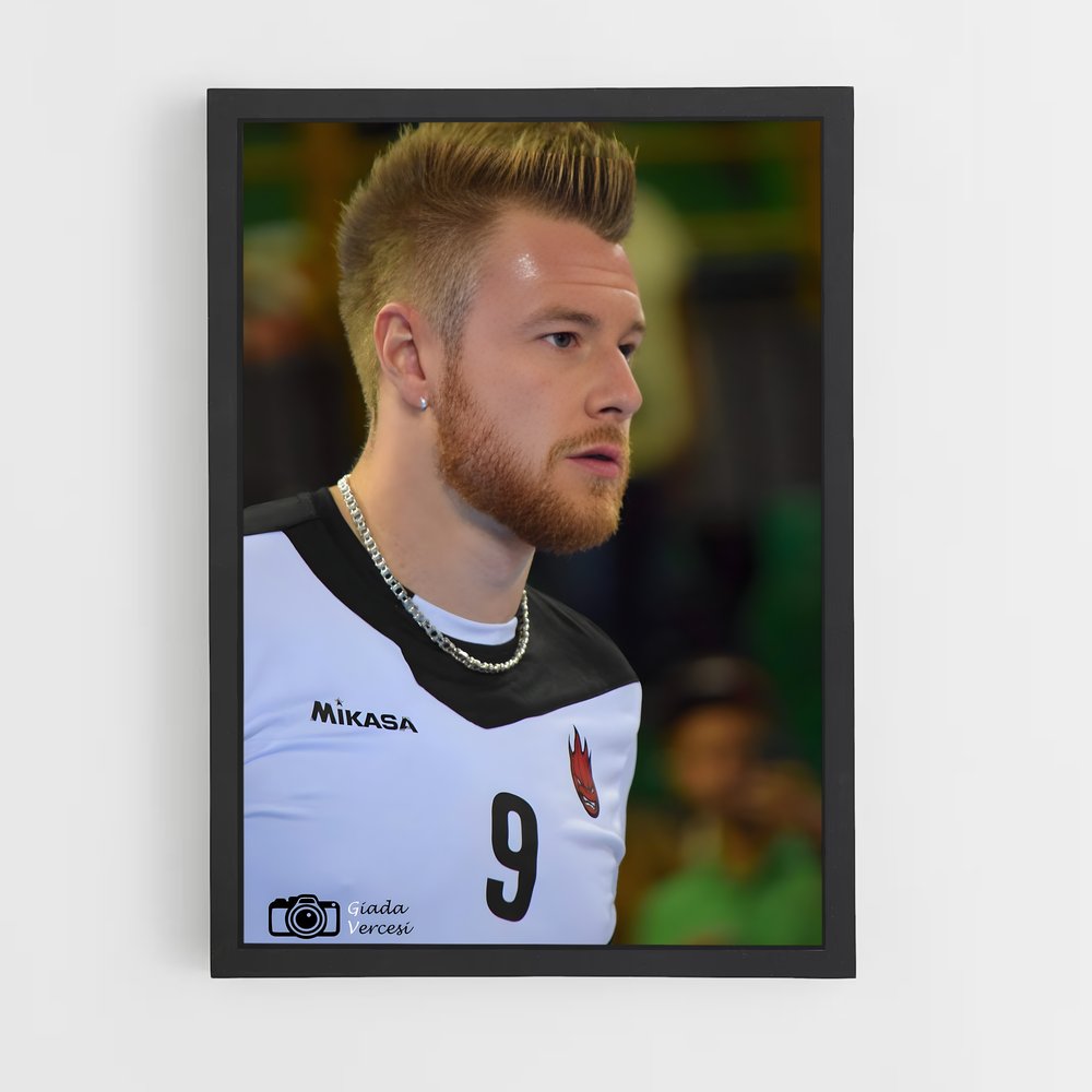 Poster Ivan zaytsev – affiche Volleyball (vue 2)